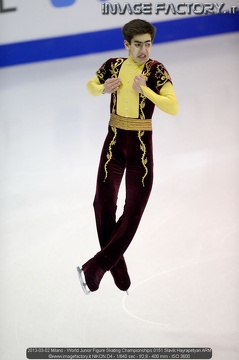 2013-03-02 Milano - World Junior Figure Skating Championships 0151 Slavik Hayrapetyan ARM